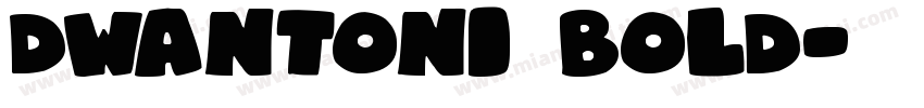 DWAntoni Bold字体转换